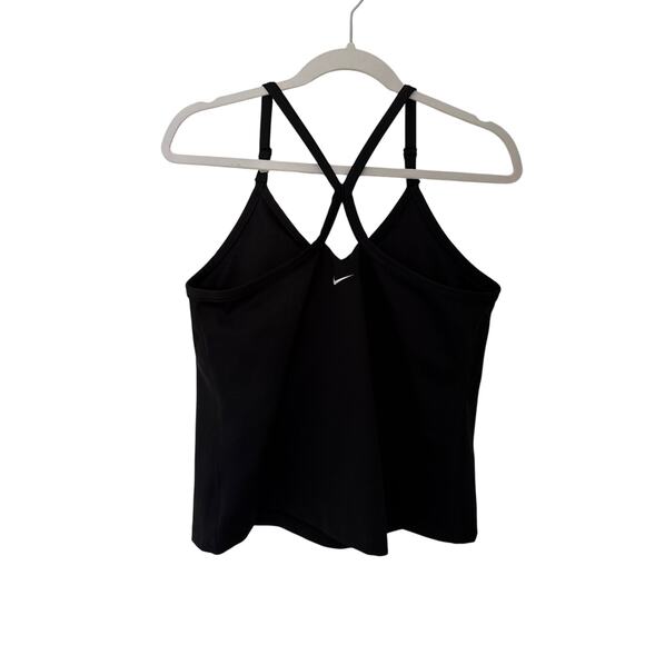 Nike Womens Black Indy Scoop-Neck Light Support Racerback Tank Top Large NEW - Picture 2 of 7
